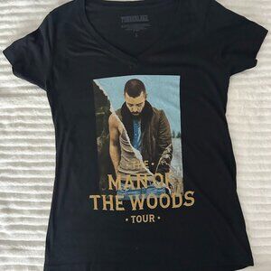 Justin Timberlake "Man Of The Woods" 2018-19 Tour 2-sided Shirt Women's L
